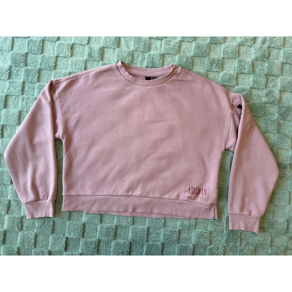 SALE -‎ 3/$25 Adidas Pink Pullover Crewneck Sweatshirt Women's Size Small